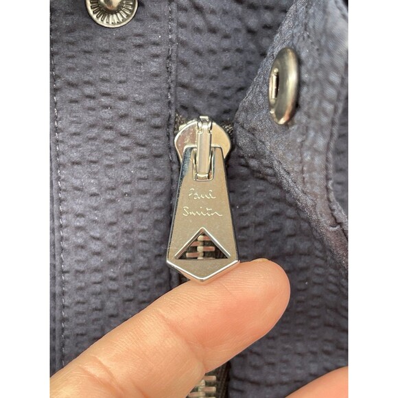 PAUL SMITH Cotton-blend seersucker jacket size medium - Picture 10 of 12